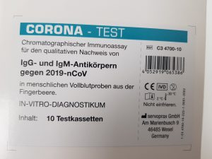 Corona - Schnelltest in 10 Minuten